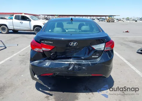 2012 Hyundai Elantra Limited from USA, damaged, VIN 5NPDH4AE6CH105693